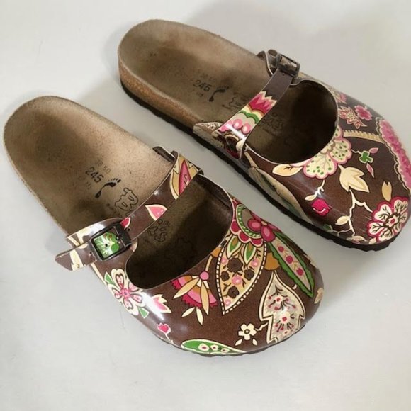 Birkenstock Shoes - Birki's by Birkenstock Maria Paisley Floral Slip On Clogs size 38